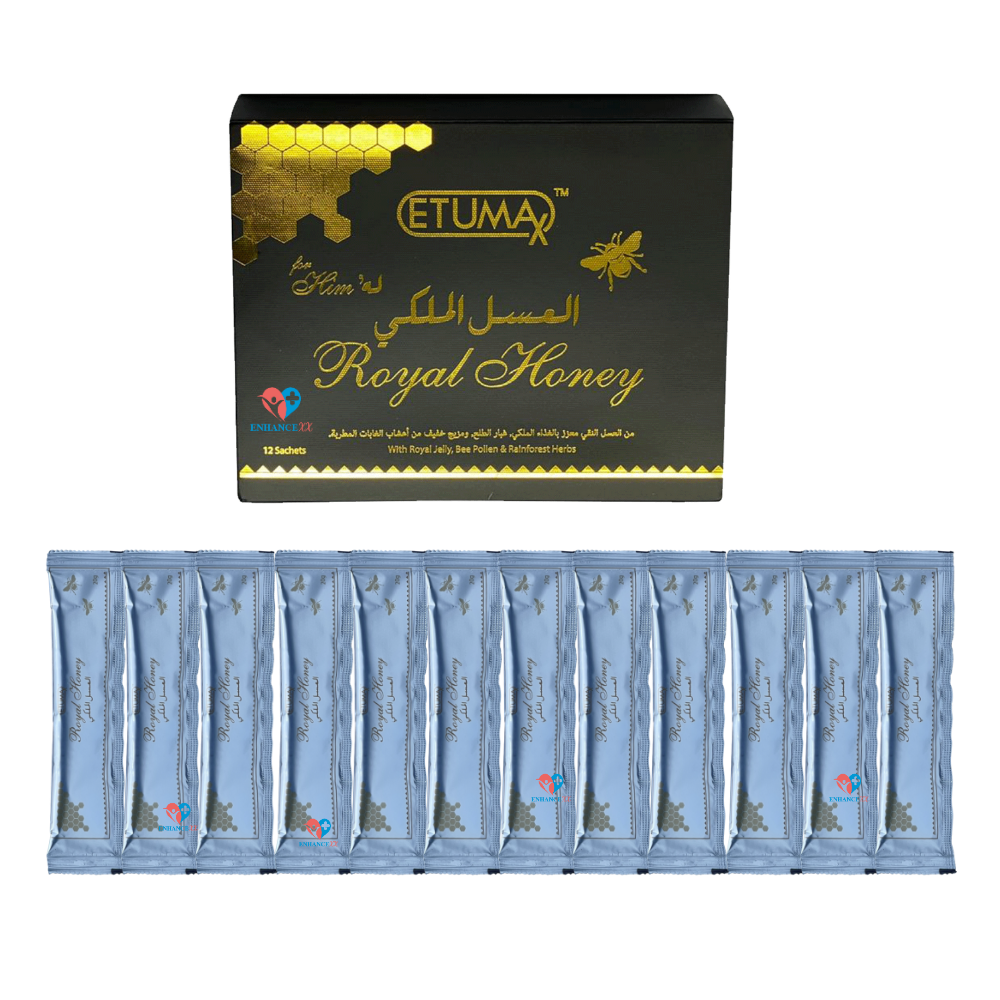 ETUMAX -Original- Royal Honey – A Pack of 12 Sachets – 20 G each – ENHANCEXX