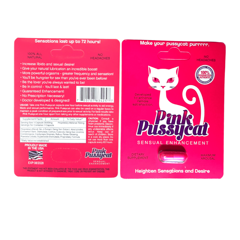 Pink Pussycat Pills Capsules Enhancexx